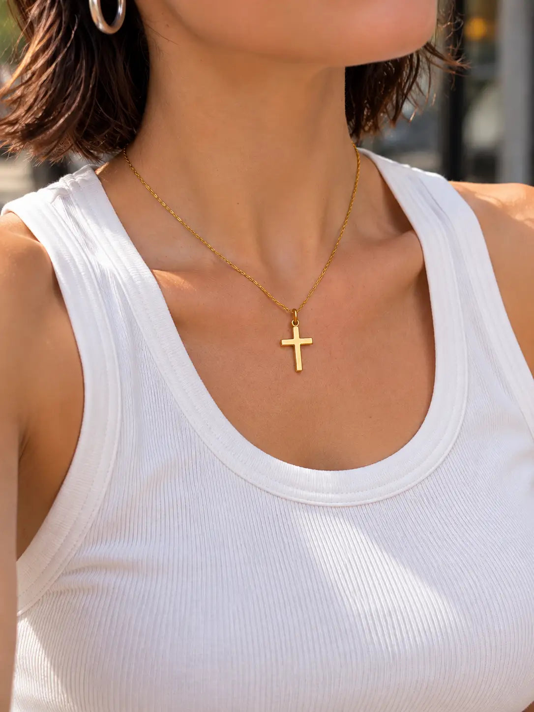 Cross Pet & Owner Necklace Set