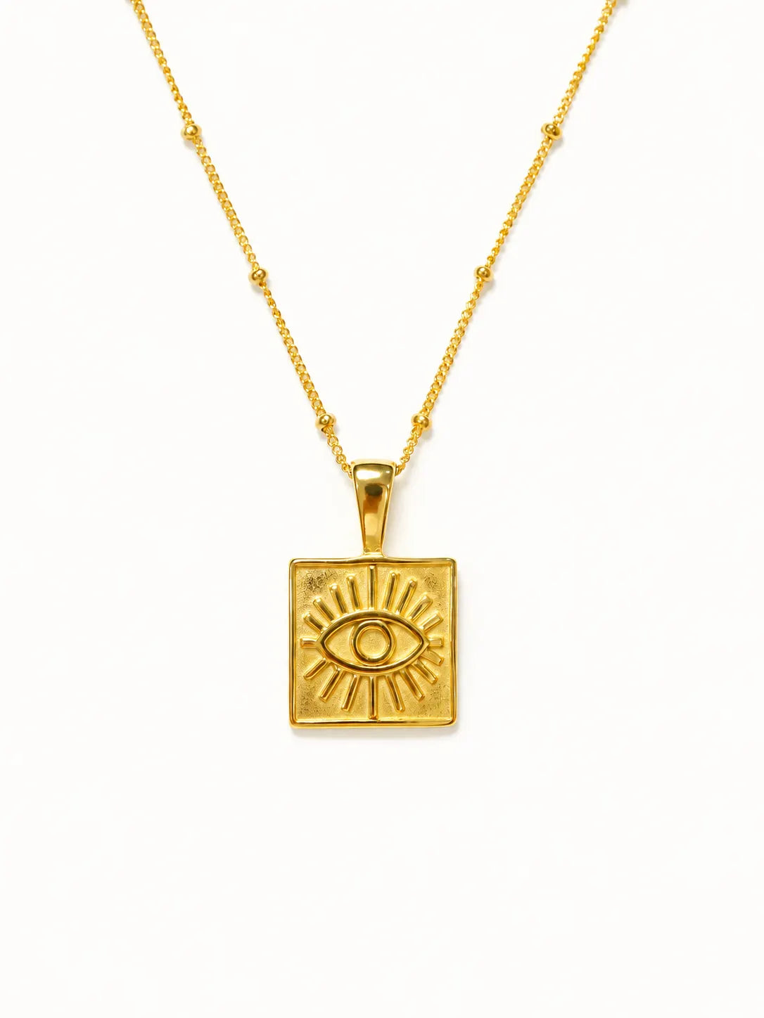 Matching Pet & Owner Evil Eye Necklace Set