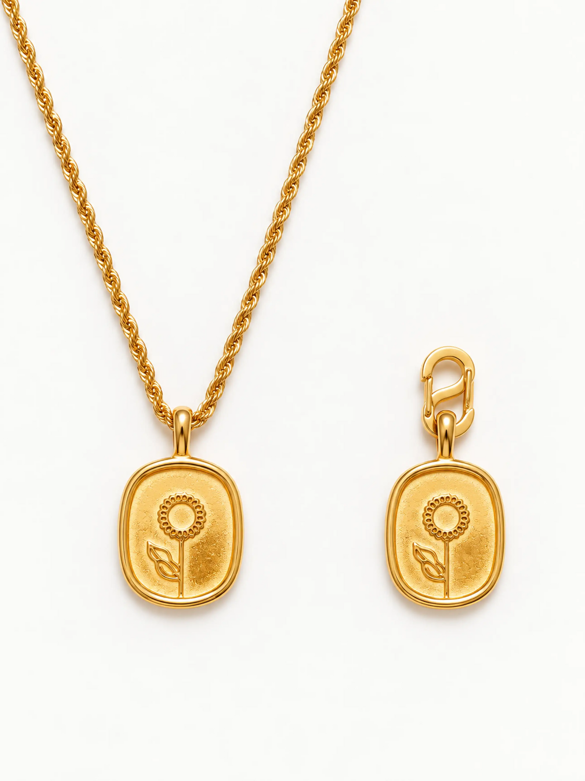 【PANSTUDIO】Vintage Floral Matching Jewelry Set