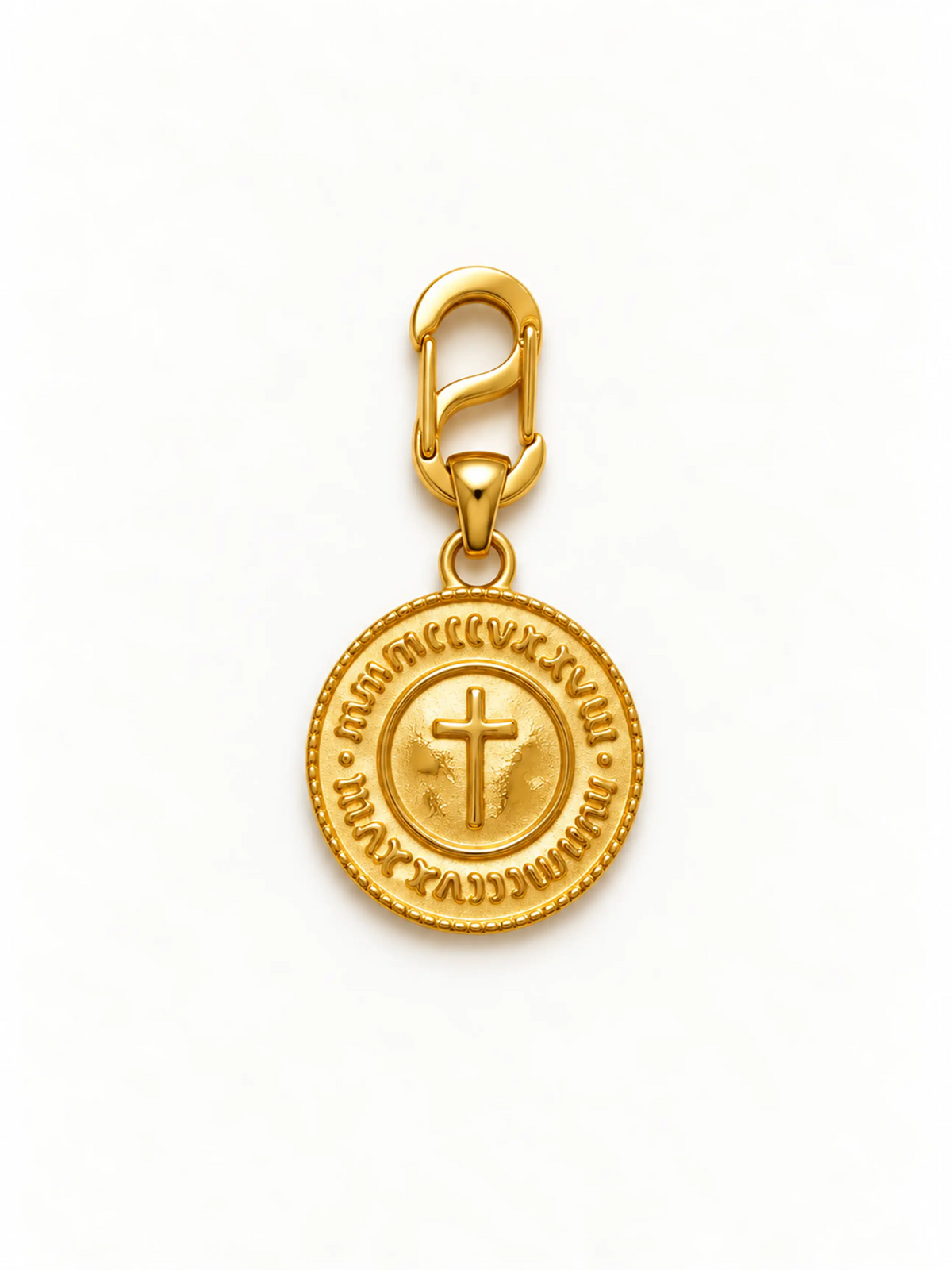 【PANSTUDIO】 Vintage Cross Necklace & Dog Charm Set